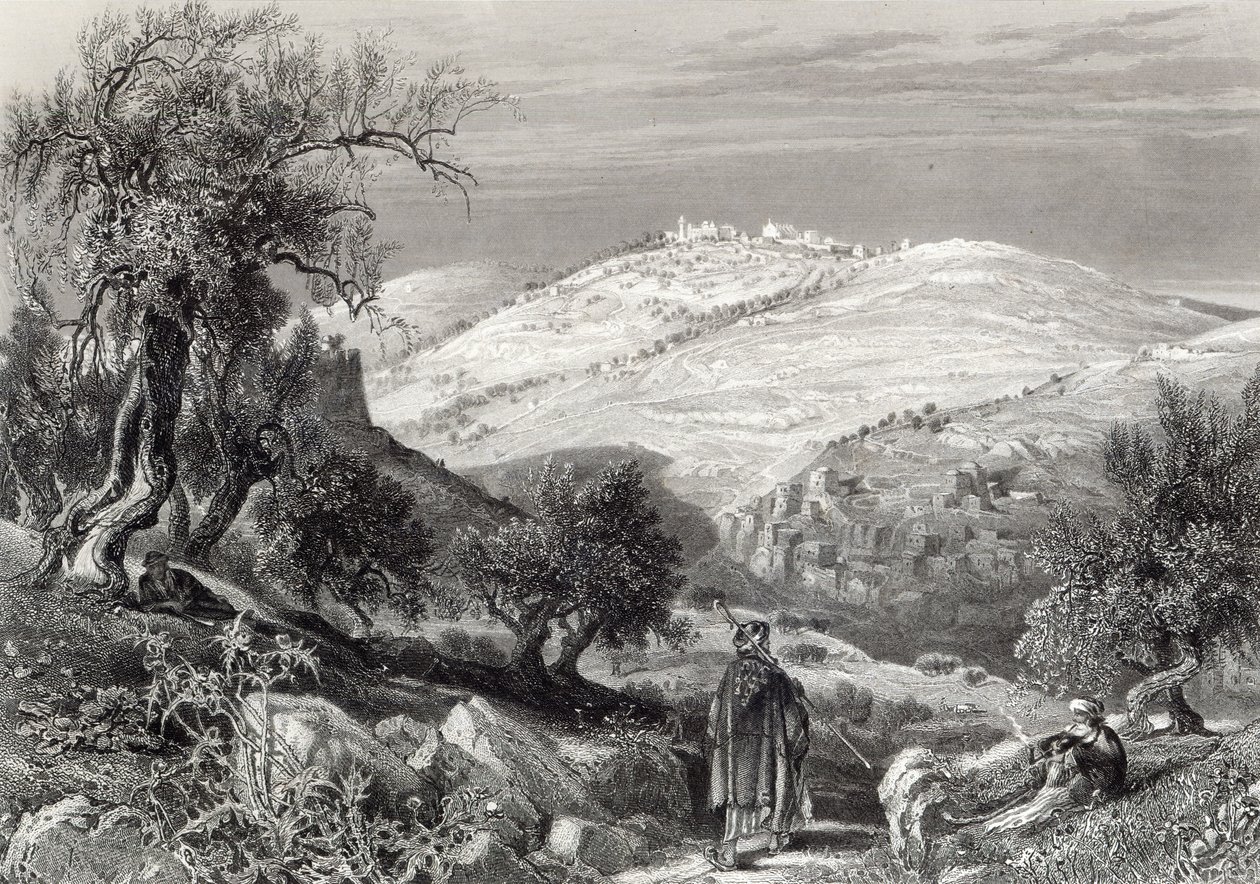 S. Bradshaw tarafından oyulmuş Zion Dağı