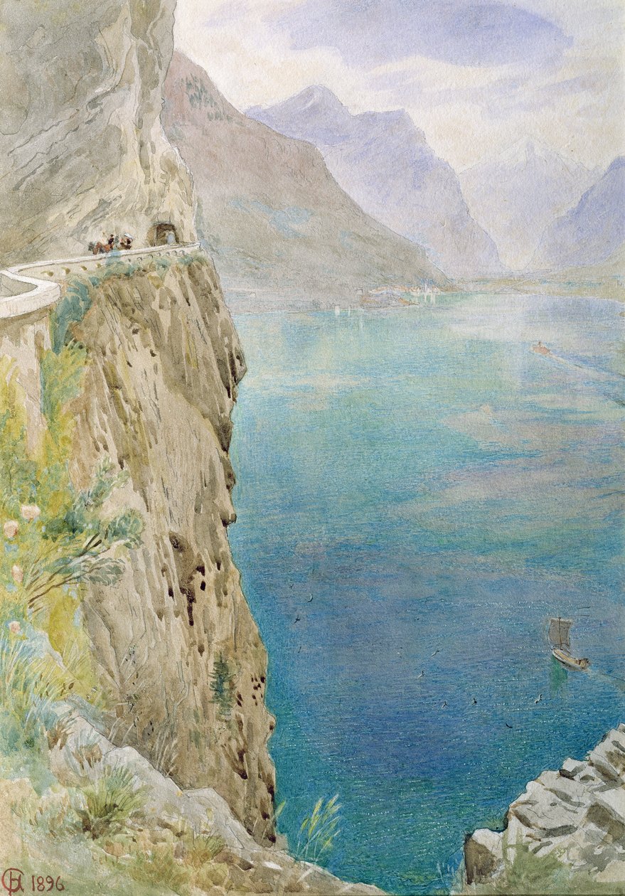 On the Italian Coast, 1896  by Harry Goodwin