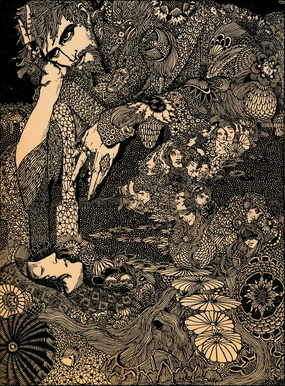 Morella, c1920 by Harry Clarke