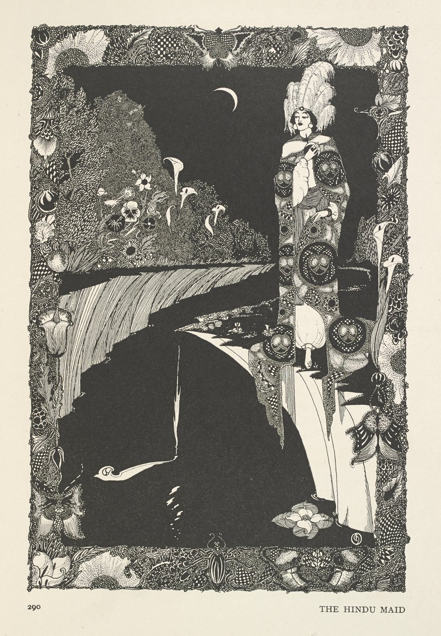 Hindu hizmetçisi. by Harry Clarke