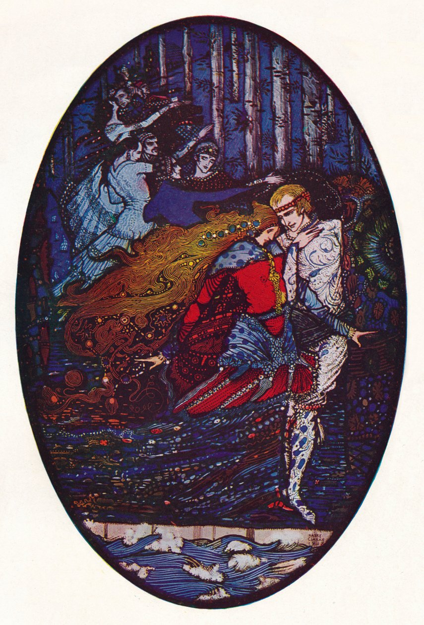 Toplantı, c1918 by Harry Clarke