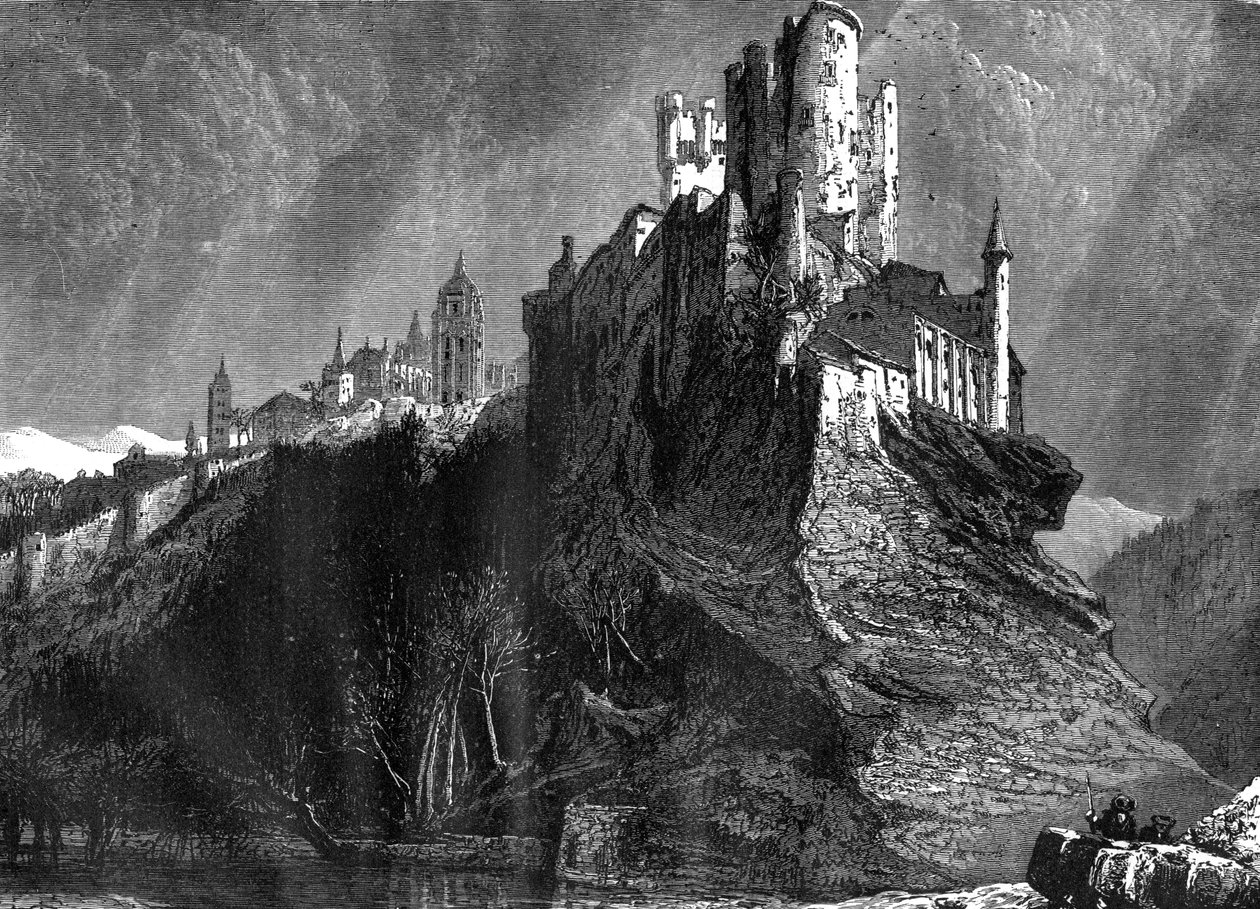 Segovia Alcazar, İspanya, 19. yüzyıl by Harry Fenn
