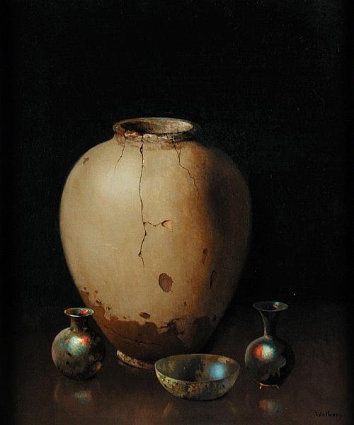 Kavanoz (tuval üzerine yağlı boya) by Harry Wilson Watrous