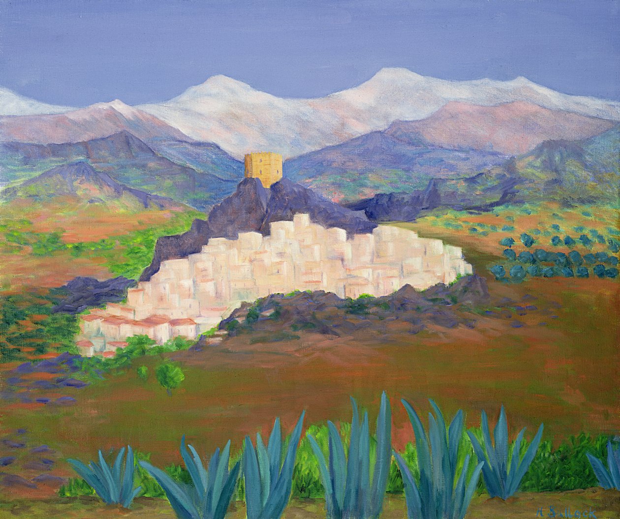 Alpujarra Köyü by Hazel Bullock