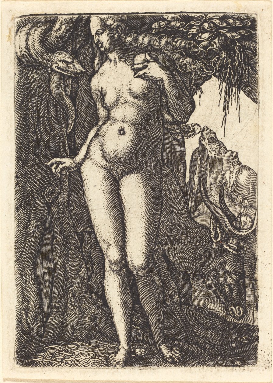 Havva. by Heinrich Aldegrever