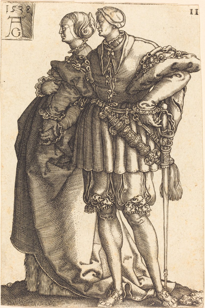 Büyük Düğün Dansçıları by Heinrich Aldegrever