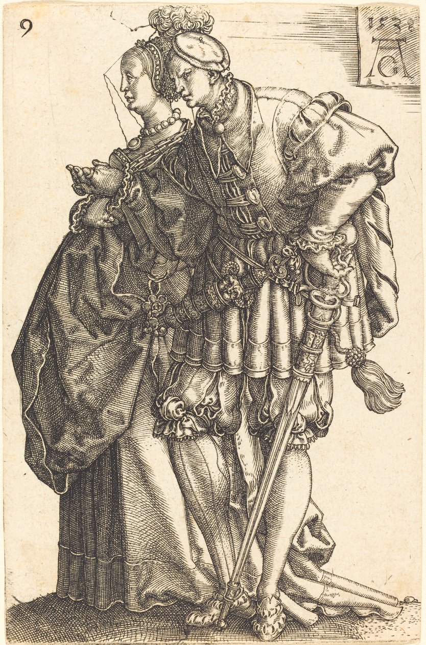 Büyük Düğün Dansçıları by Heinrich Aldegrever