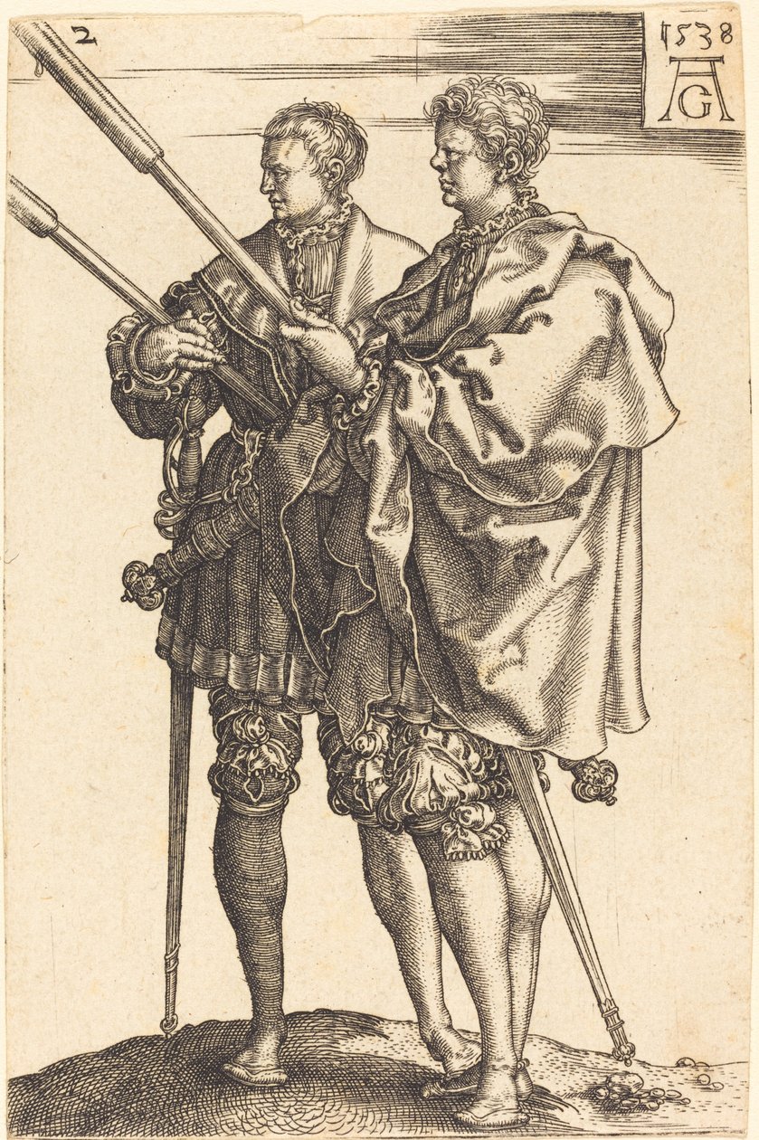 Büyük Düğün Dansçıları by Heinrich Aldegrever
