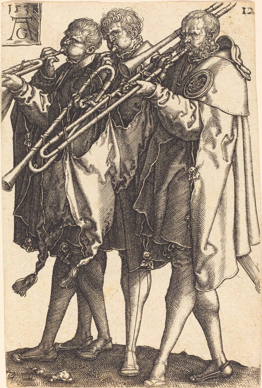 Büyük Düğün Dansçıları, 1538. by Heinrich Aldegrever
