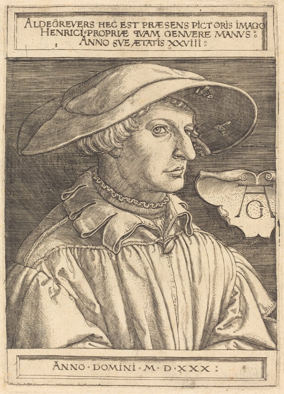 Otoportre by Heinrich Aldegrever
