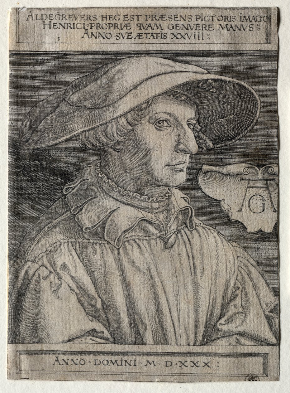 Otoportre by Heinrich Aldegrever