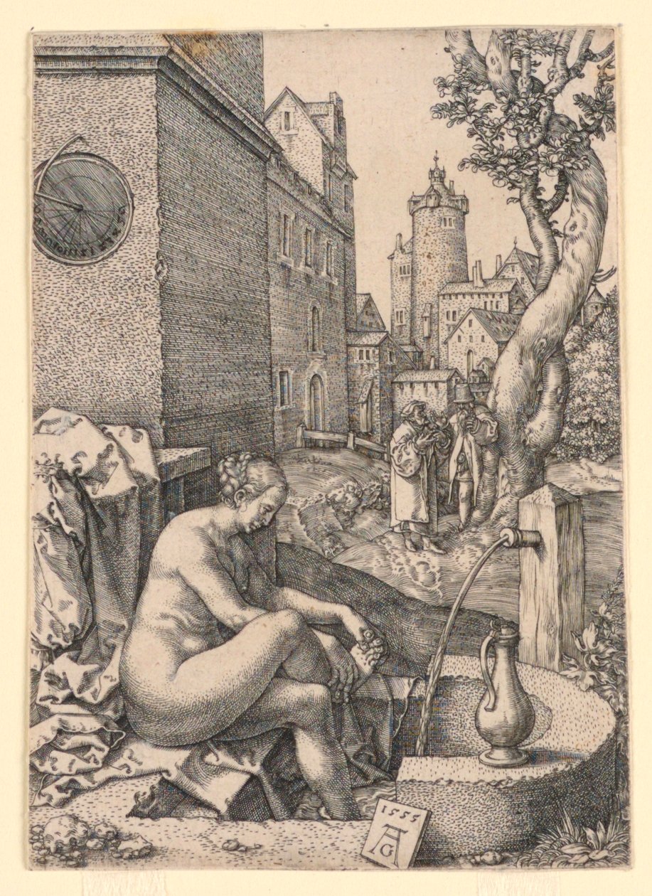 Susanna ve Yaşlılar by Heinrich Aldegrever