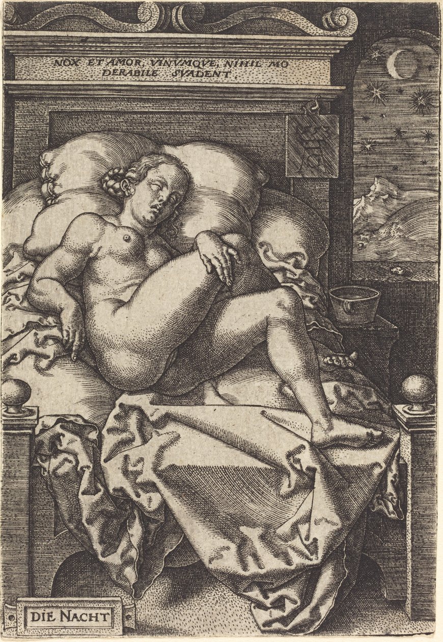 Gece, 1553. by Heinrich Aldegrever