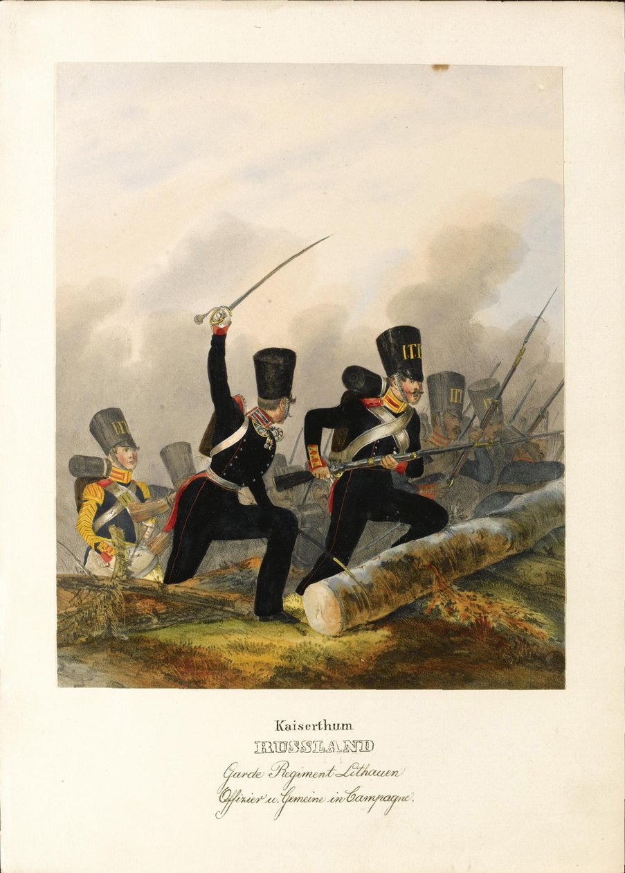 Litvanya Cankurtaran Alayı, c.1838 by Heinrich Ambros Eckert