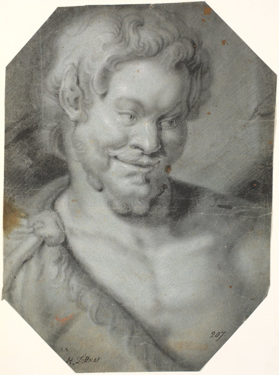 Bir faun büstü by Heinrich Dittmers