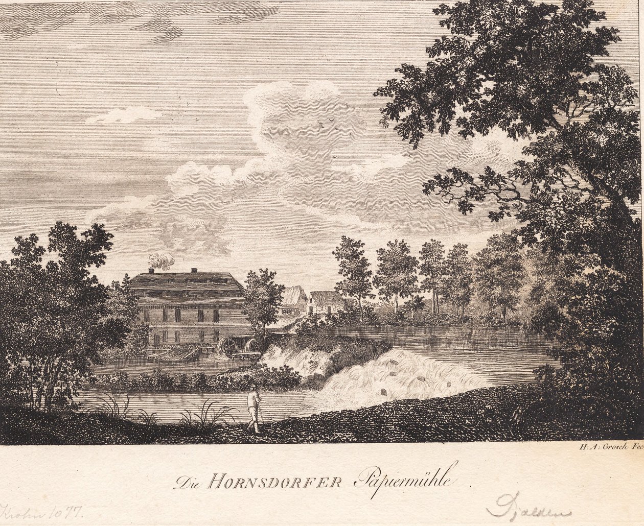 Hornsdorf kağıt fabrikası by Heinrich Grosch