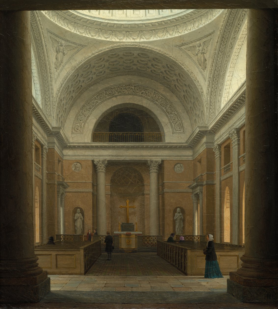 Slotskirken Christiansborg, Kopenhag by Heinrich Hansen (Danish