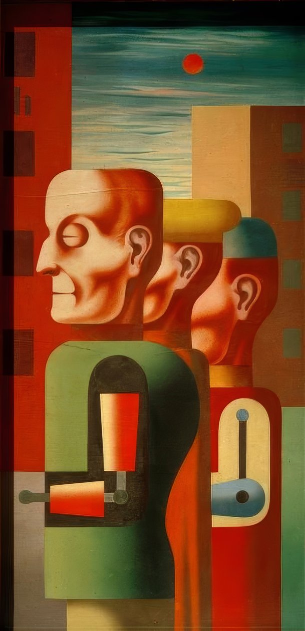 H. Hoerle, Üç Geçersiz by Heinrich Hoerle