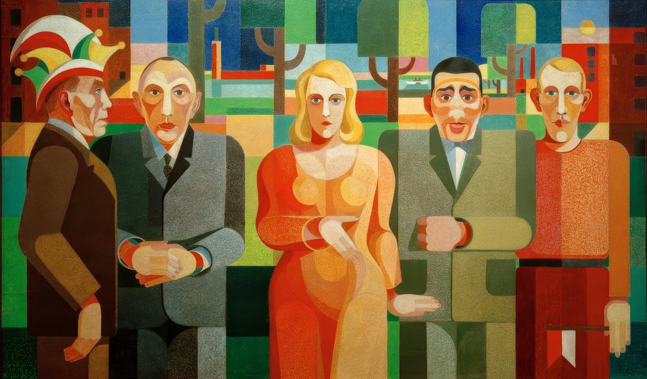 Köln çağdaşları by Heinrich Hoerle