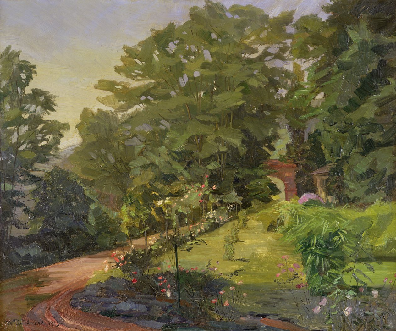 Gül bahçesi by Heinrich Wilhelm Truebner
