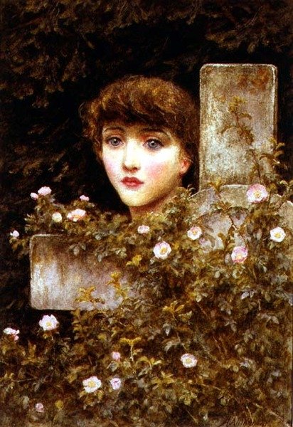 Üzüntü - Yabani Bir Gül by Helen Allingham