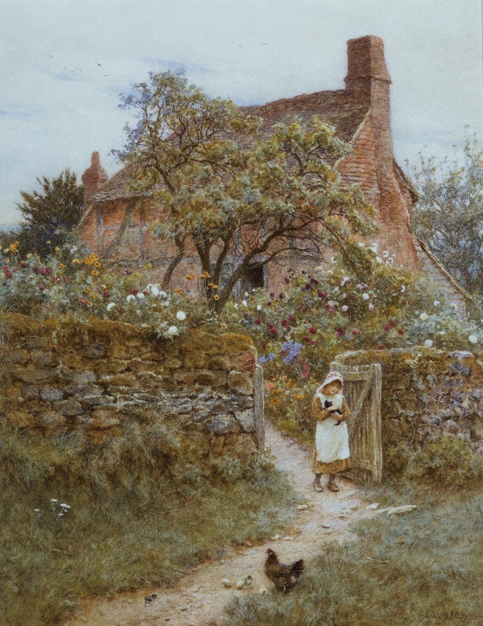 Kara Kedi by Helen Allingham