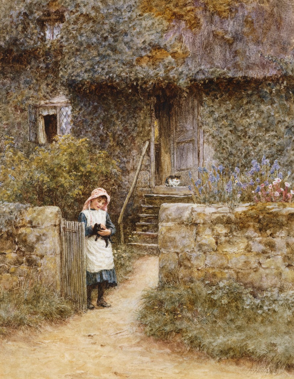 Bahçe Kapısı by Helen Allingham