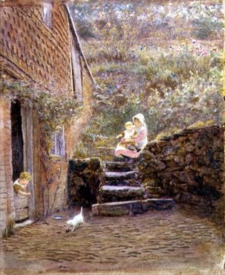 Kedi yavrusu by Helen Allingham