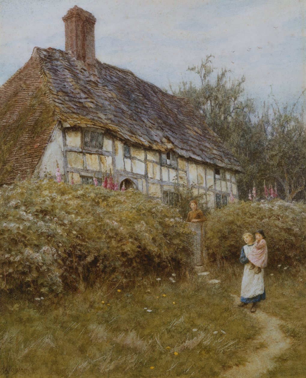 Rahibin Evi, Batı Hoathly by Helen Allingham