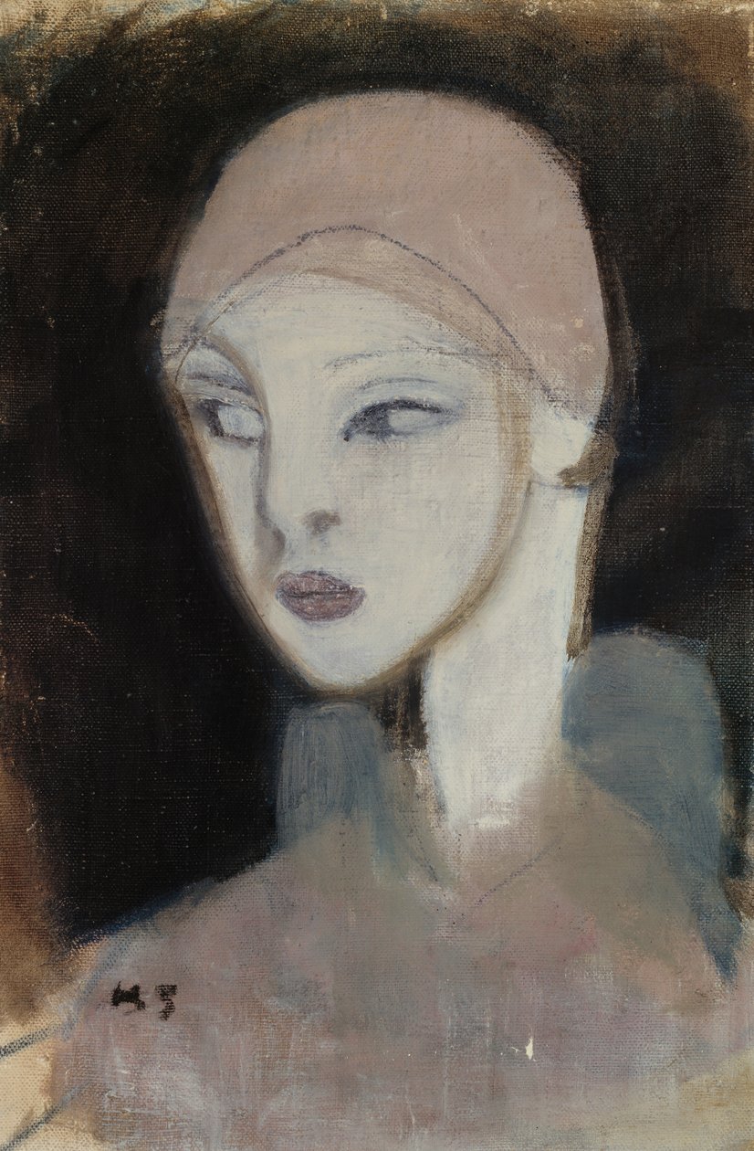 Adalı Kız, 1929. by Helene Schjerfbeck