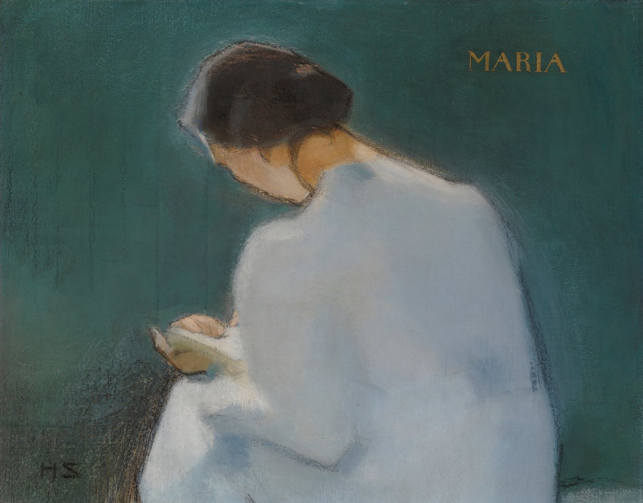 Maria, 1909. by Helene Schjerfbeck