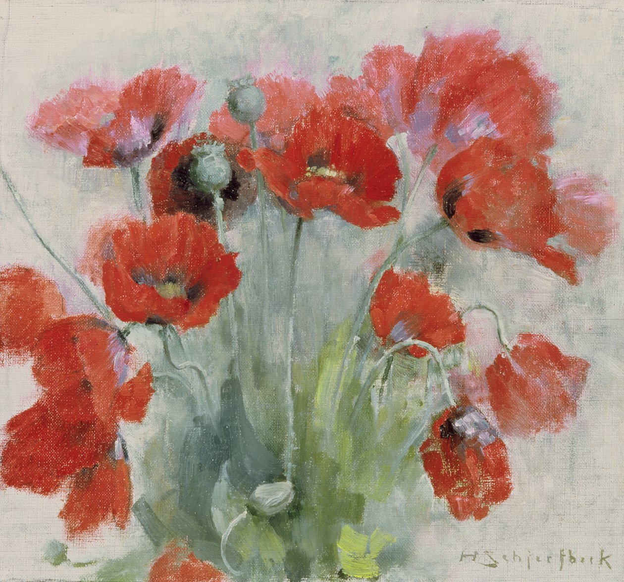 haşhaş by Helene Schjerfbeck