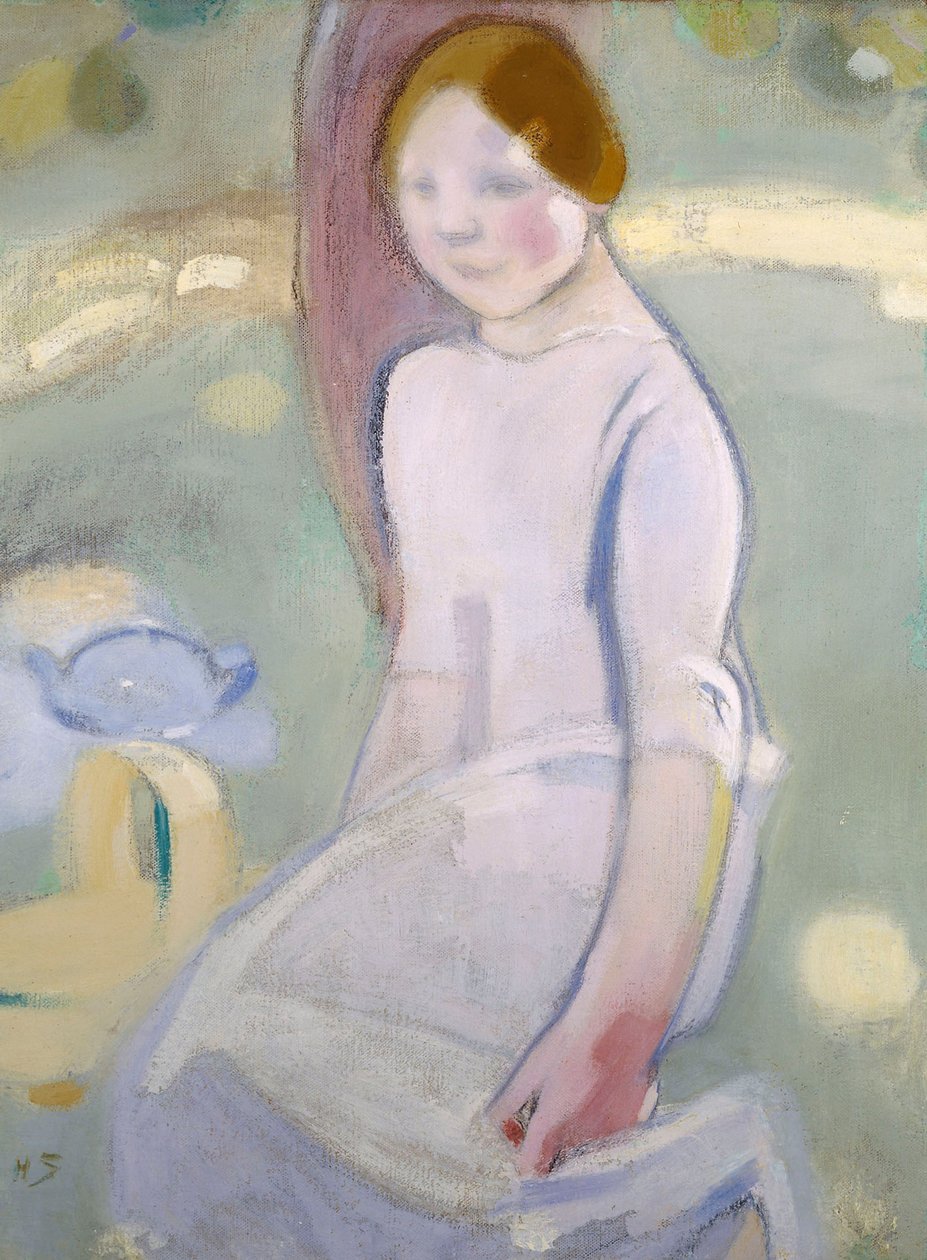 Ihlamur Altında, 1911. by Helene Schjerfbeck