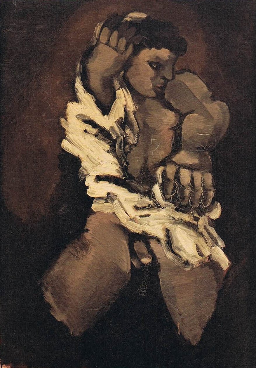 Çocuk gömlek giyiyor by Helmut Kolle