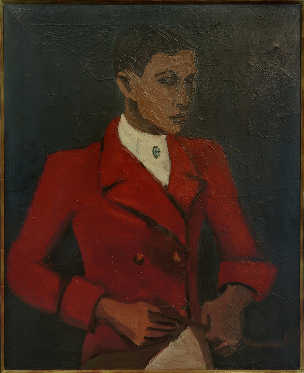 Av kostümlü otoportre I. by Helmut Kolle
