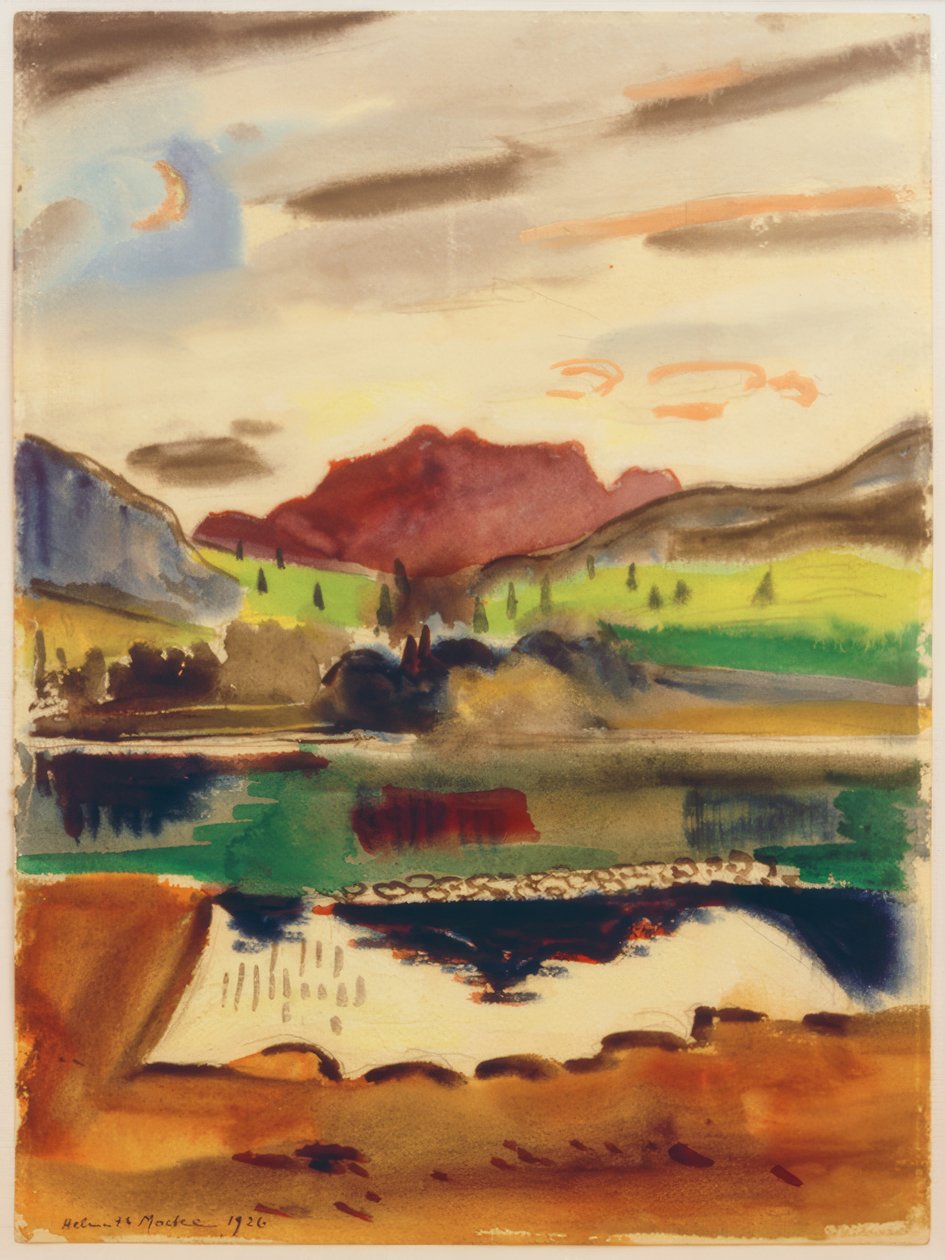 Manzara, 1926 by Helmuth Macke