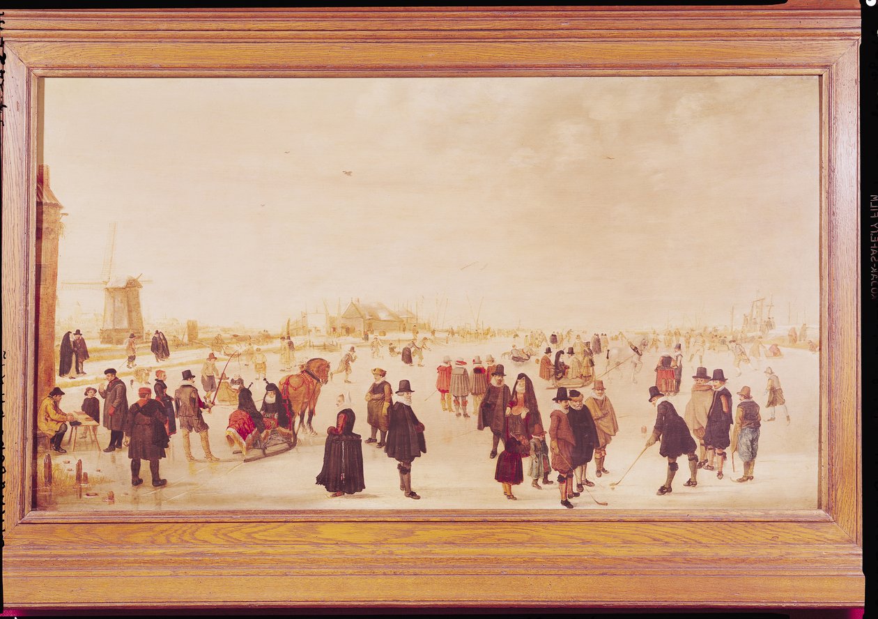 Buzda Eğlence by Hendrick Avercamp