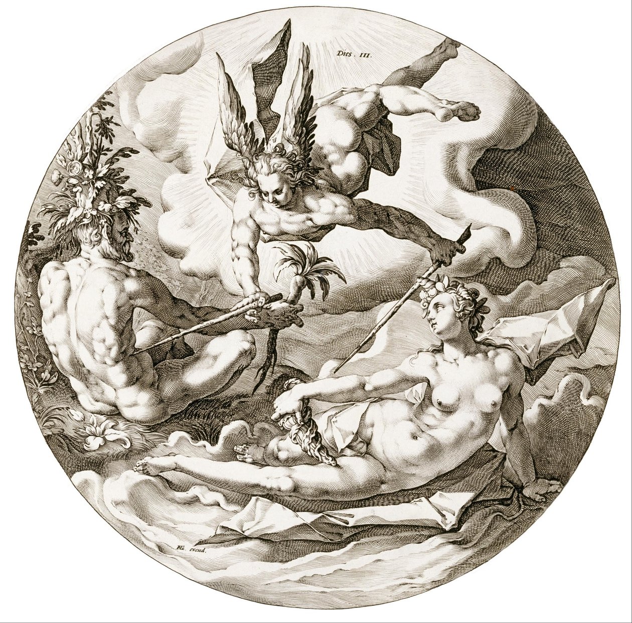 3. Gün by Hendrik Goltzius