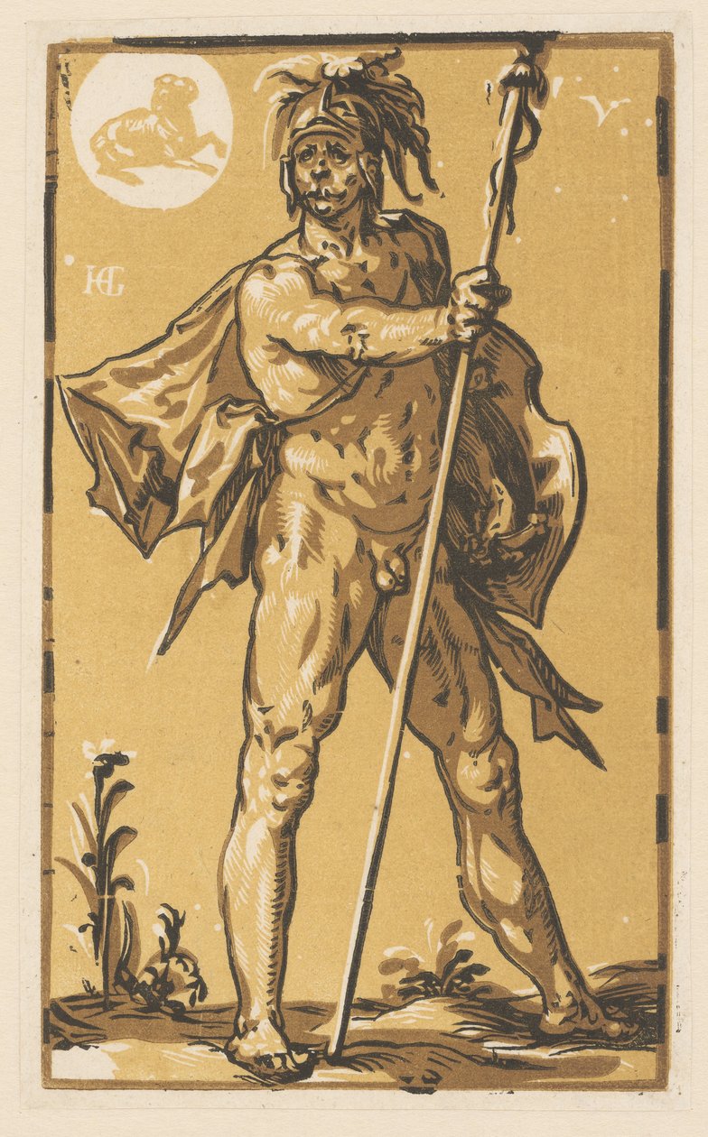 Mars by Hendrick Goltzius