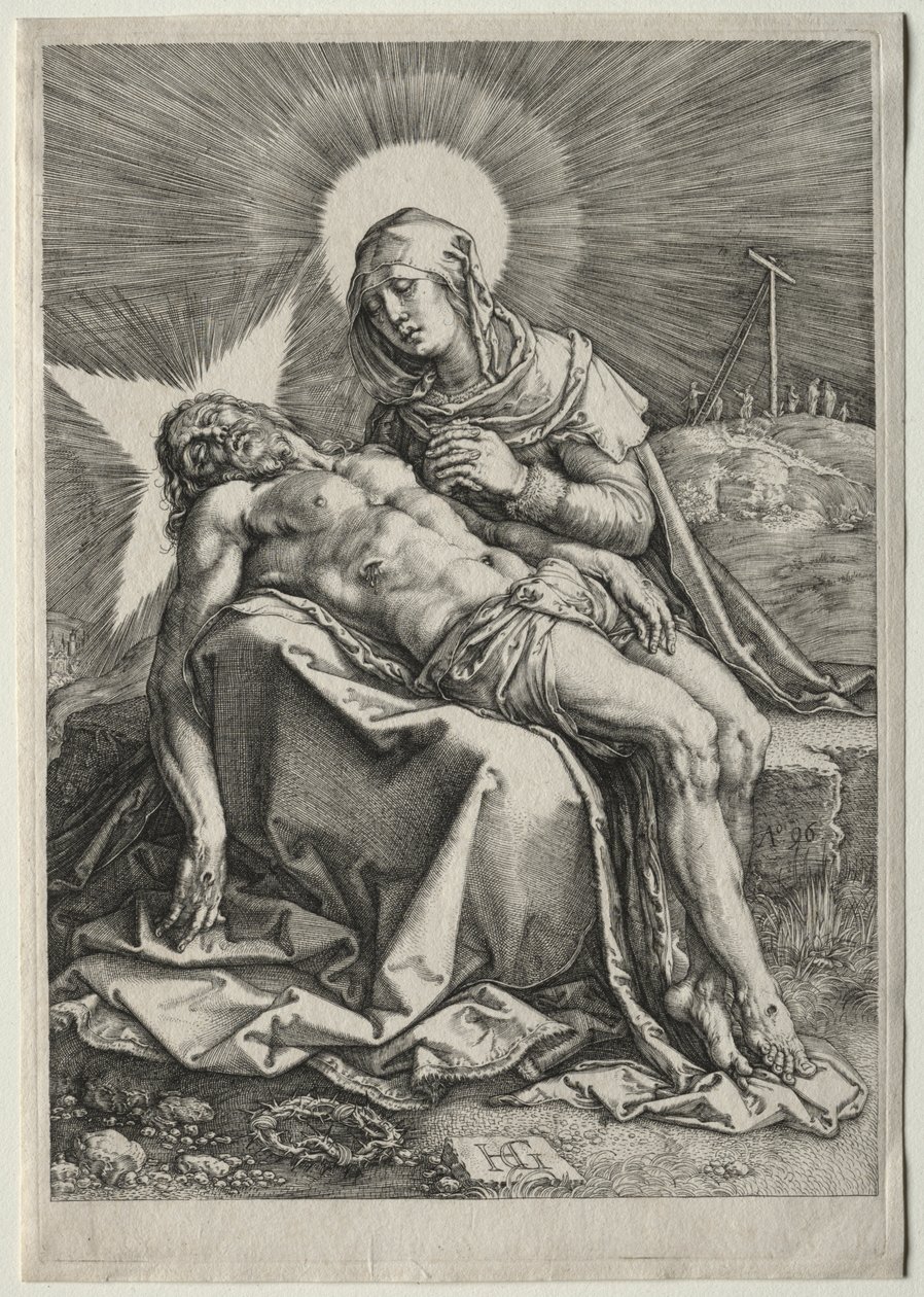 Meryemana resmi by Hendrick Goltzius