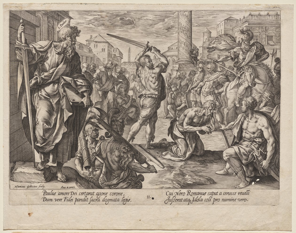 Aziz Paul by Hendrick Goltzius