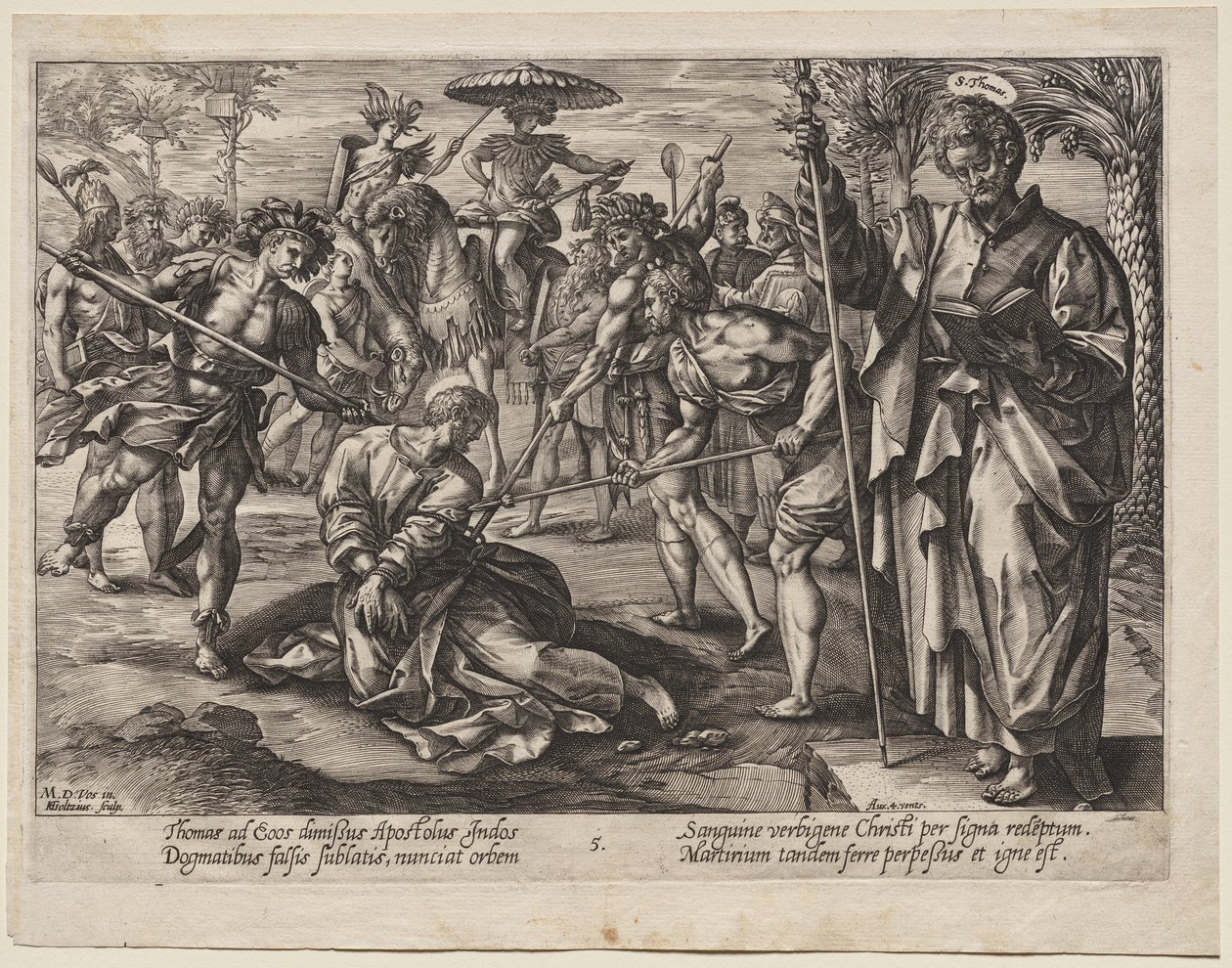 Aziz Thomas by Hendrick Goltzius