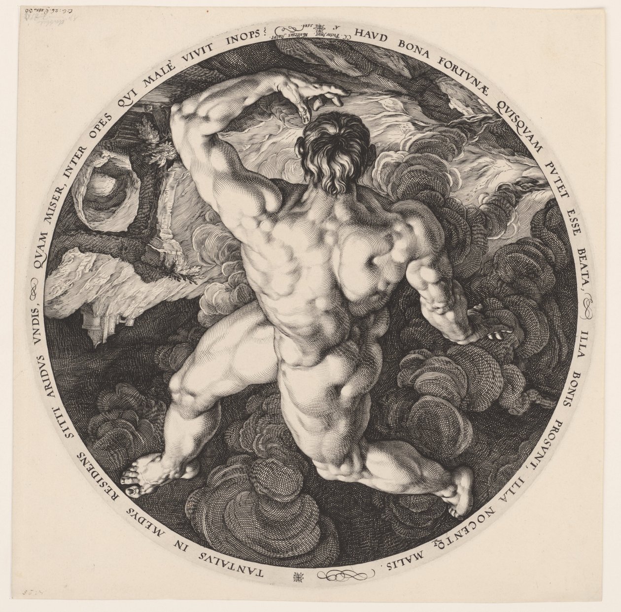 Tantalos De vier vallers (dizi adı) by Hendrick Goltzius