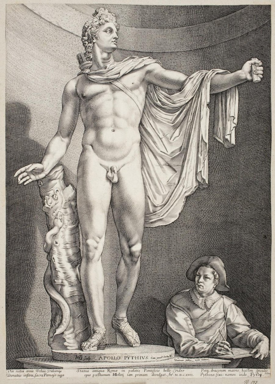 Apollo Belvedere by Hendrick Goltzius