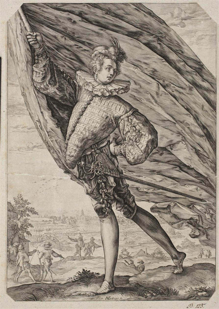 Büyük Standart Taşıyıcı by Hendrick Goltzius