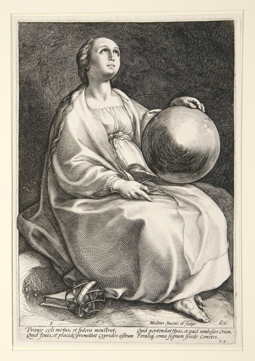 Dokuz İlham Perisi by Hendrick Goltzius