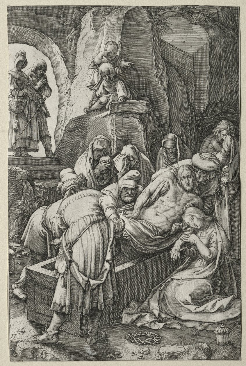 Tutku: Entombment by Hendrick Goltzius