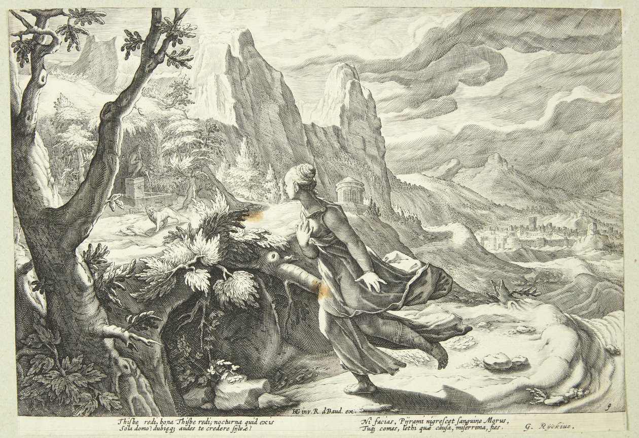 Bu aslan tarafından korkutuluyor by Hendrick Goltzius