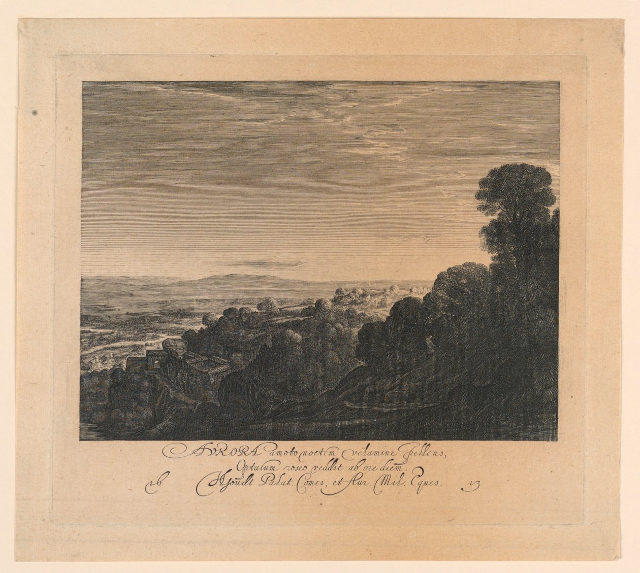 Aurora: Şafakta Manzara by Hendrick Goudt
