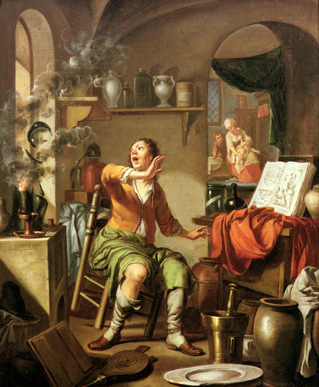 Kimyager by Hendrick Heerschop or Herschop